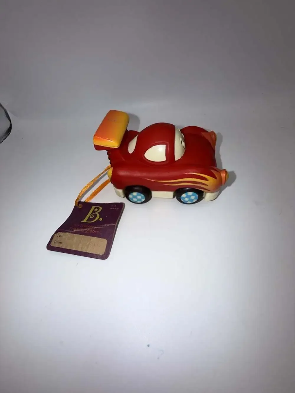 B. Toys Mini Wheeee-ls Freddy Zoom Red Race Car with Flames